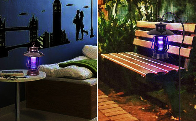 室外庭院滅蚊燈，懸掛式、坐式安裝都可以